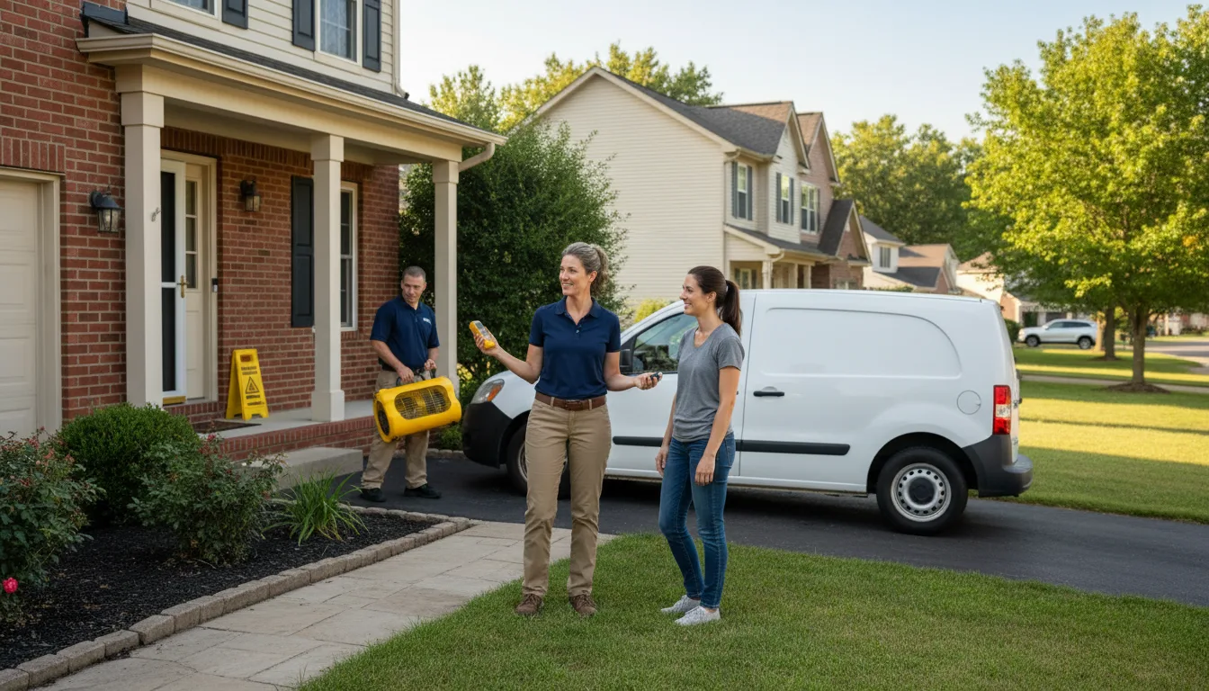Water restoration image for Dehumidification And Cleanup Services in Middlebranch, OH